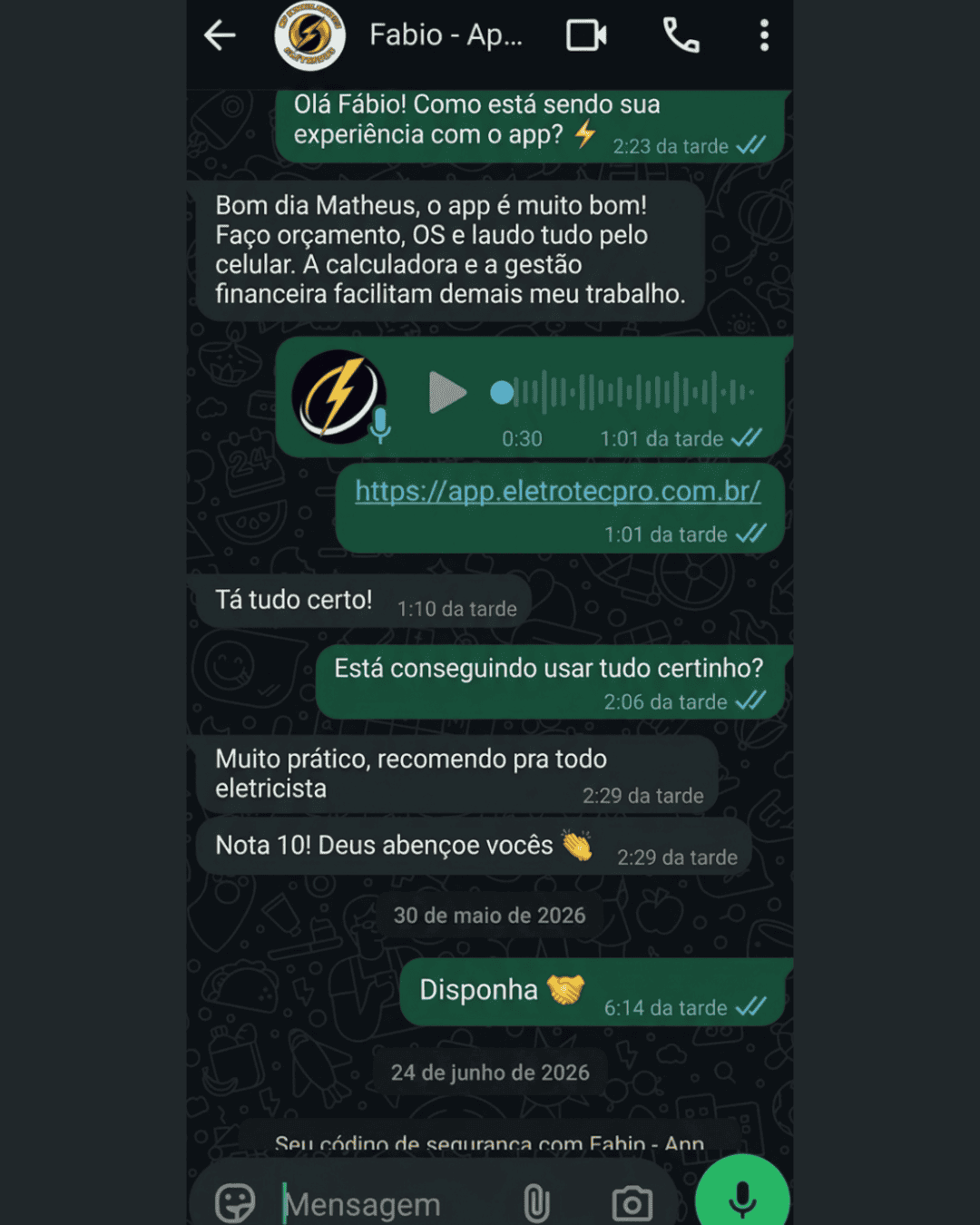 Feedback WhatsApp 1