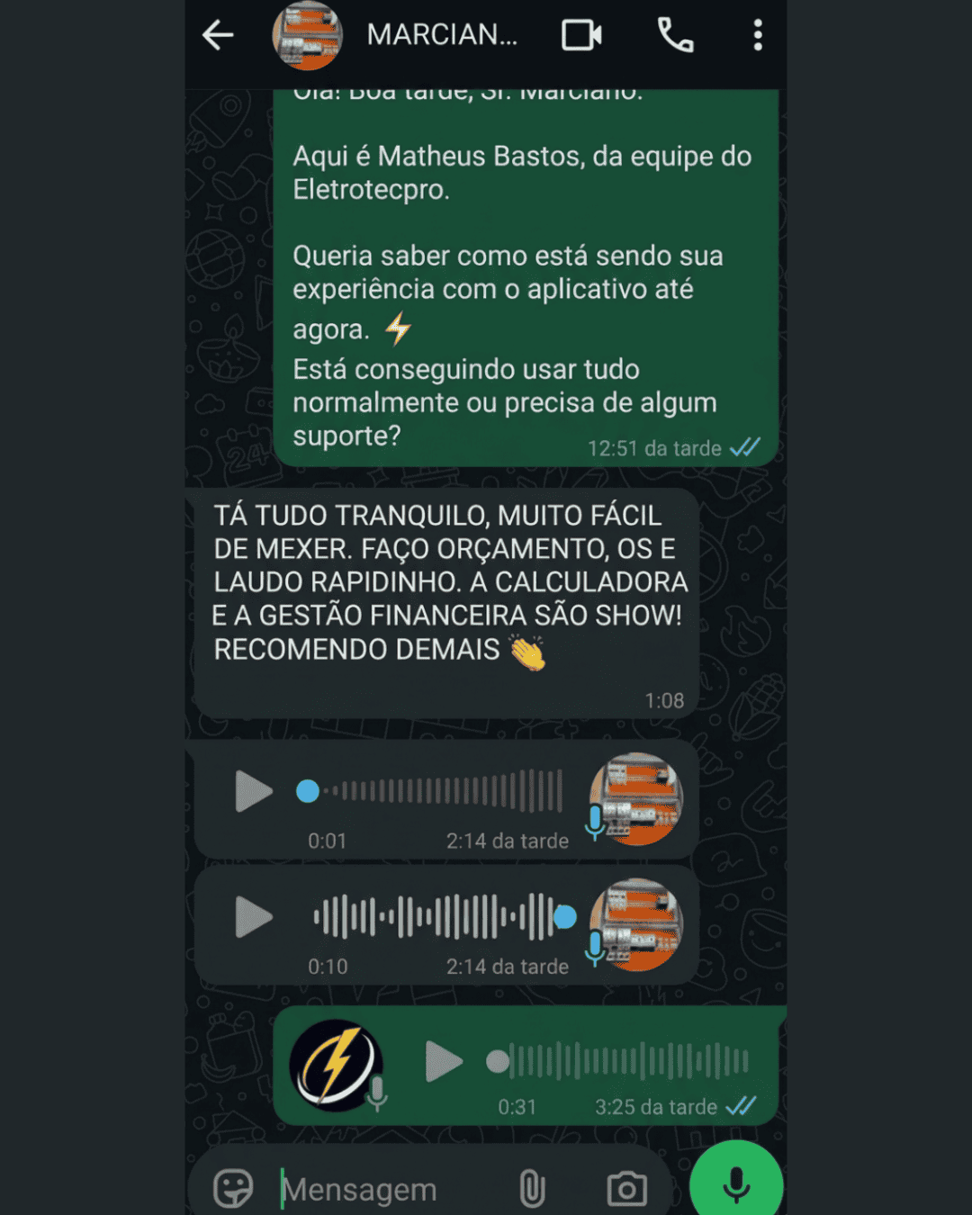 Feedback WhatsApp 2